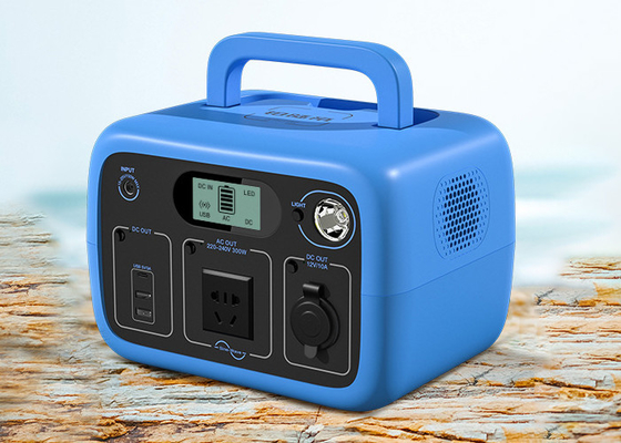 Portable outdoor power supply 300W AC output power 300Wh capacity outdoor camping stall energy storage power supply