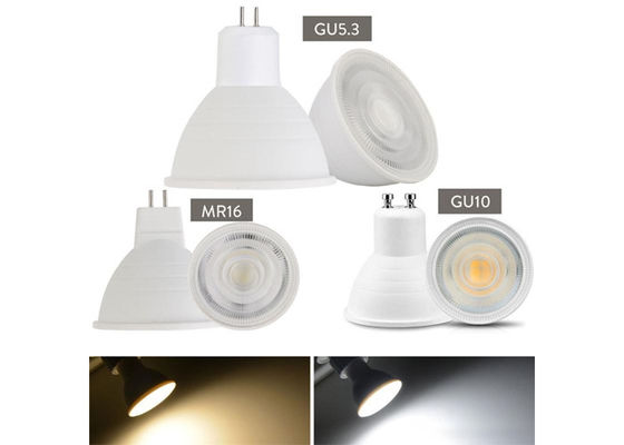 E27 E14 GU10 GU5.3 MR16 24 Beam Angle Spotlight LED Bulbs 6W For Household