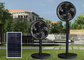 Lithium Battery Ac/Dc12v Solar Charging Floor Fan Vertical Remote Control