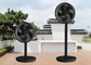 Remote Control Solar Powered Floor Fans With AC / DC Lithium Battery 12v