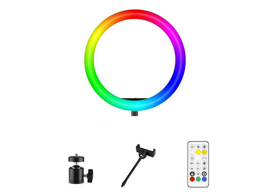 85RA 10 Inch RGB Tripod Ring Light 26cm 3500LM With 12'' Metal Stand