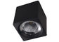 30W Black 2700lm Square Surface Mounted Downlight For Bathroom