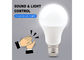 ROHS 9W Sensor Energy Saving LED Bulb Dia60*110mm Sound Control