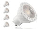 7W Dimmable GU10 MR16 COB LED Spotlight Bulb Warm Cold White