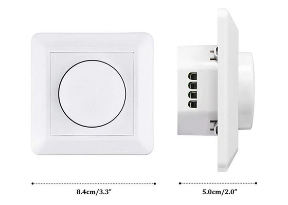 84x84mm Thyristor Dimmer Switch 200W Rear Cut Dimmer Enclosure Standard