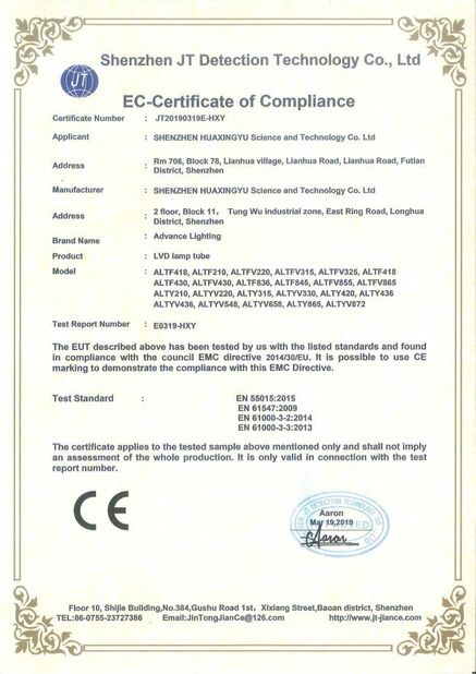 China shenzhen Ever Advance Technology Limited Certification